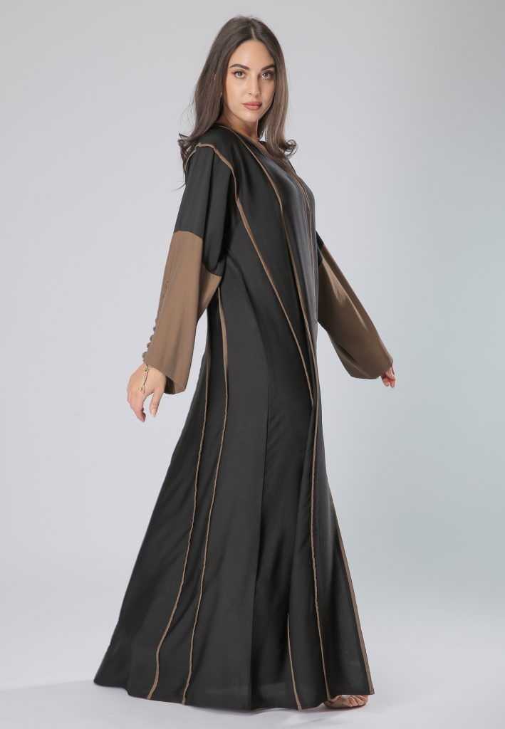 MOiSTREET Button Sleeves Abaya
