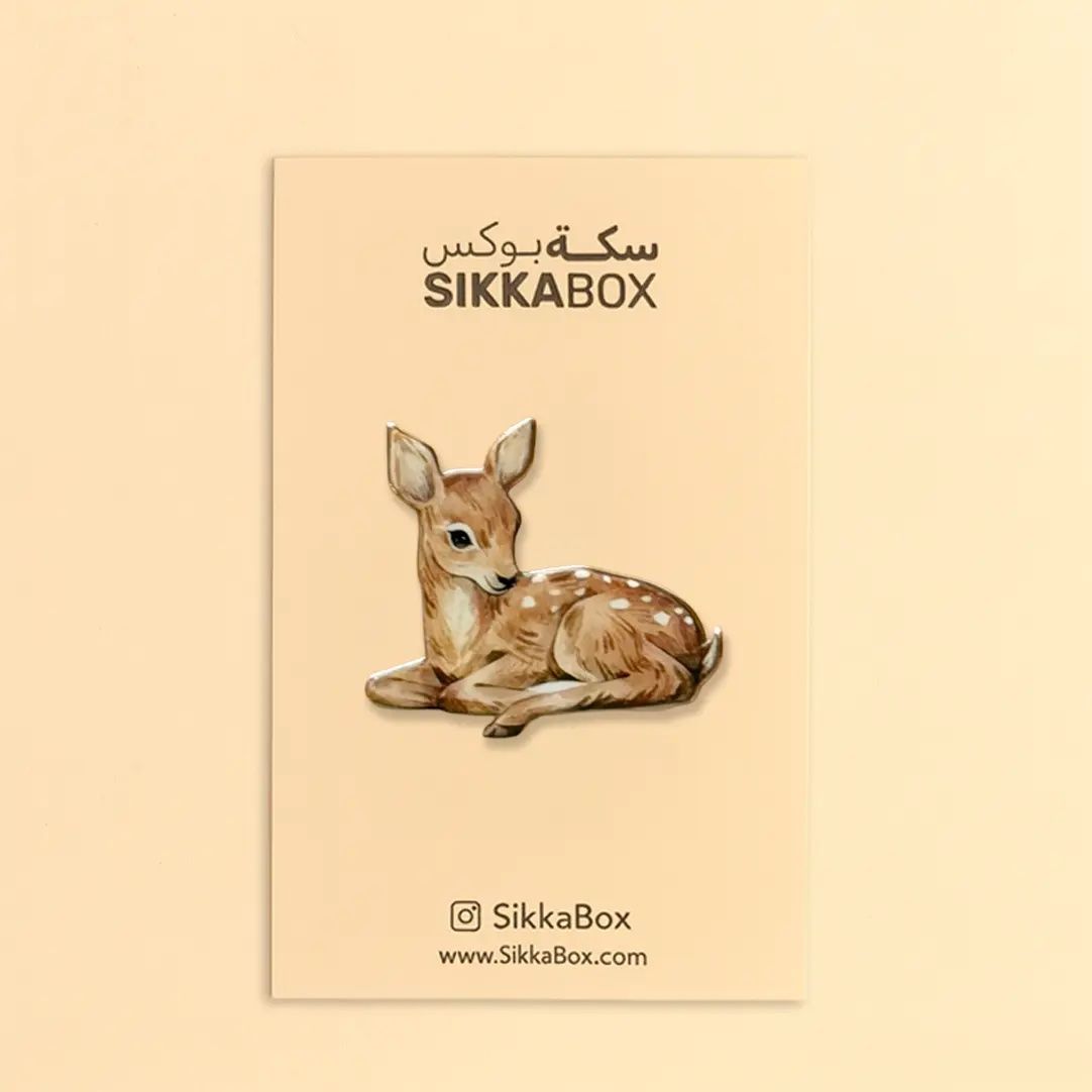 Baby Deer غزال Metal Sticker