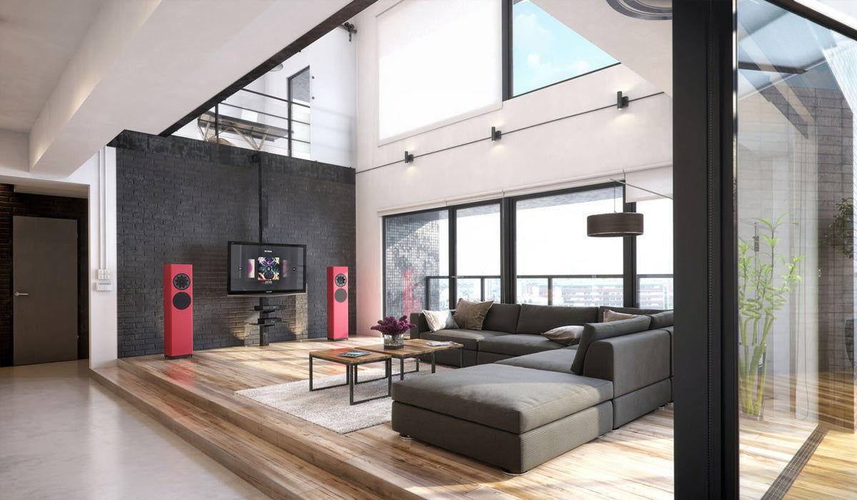 MANGER P1 PASSIVE 2 WAY Floor Standing Speaker RAL or NCS colors (satin finish)