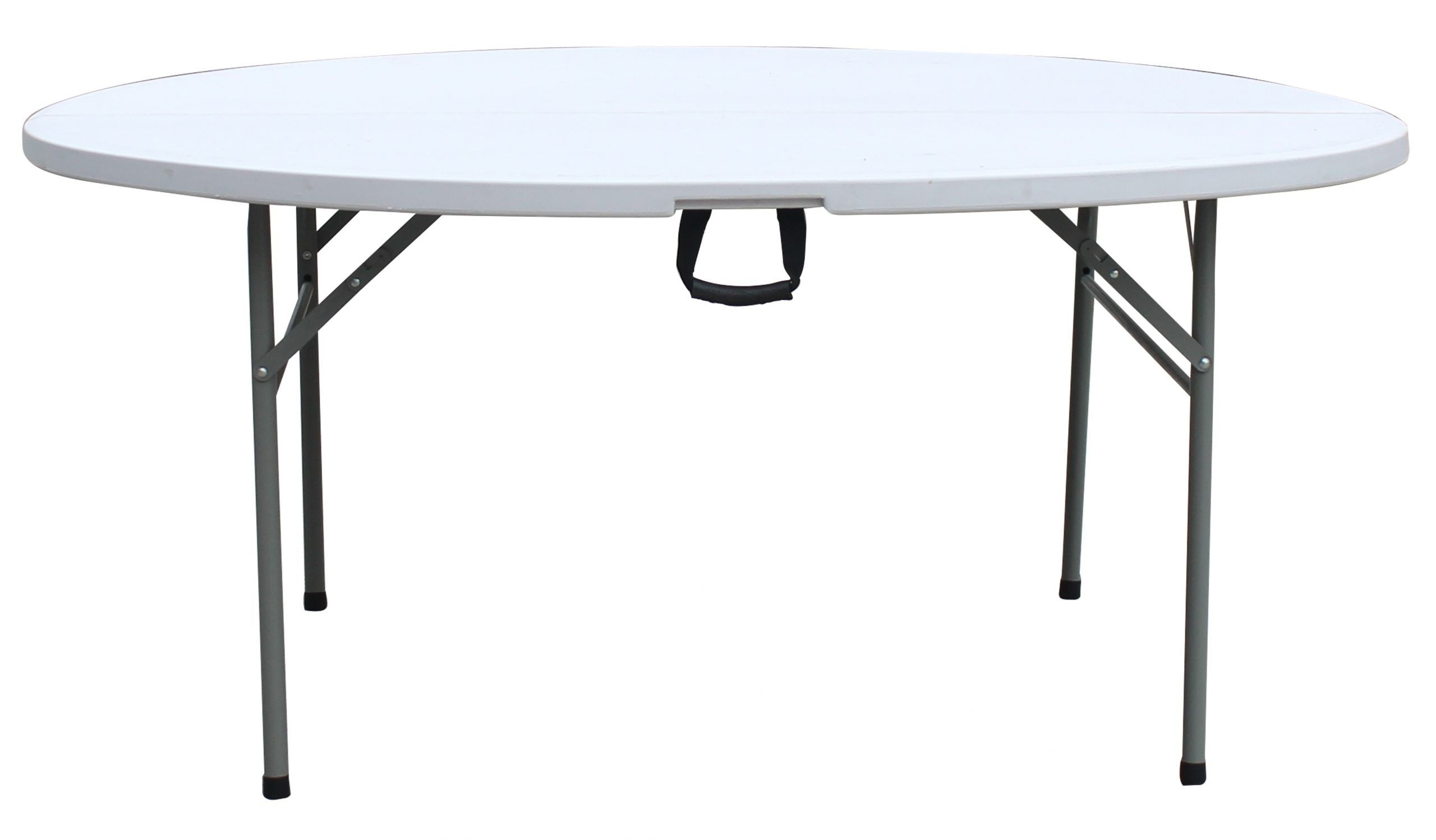 5ft White Round Folding Garden Table #HP-152YZ