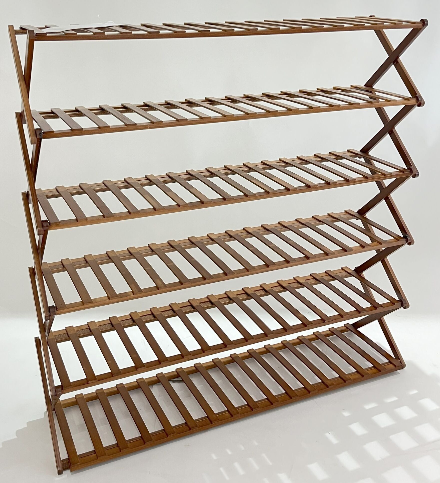 Bamboo Foldable 5 Tier Shoe Rack #LFCR003