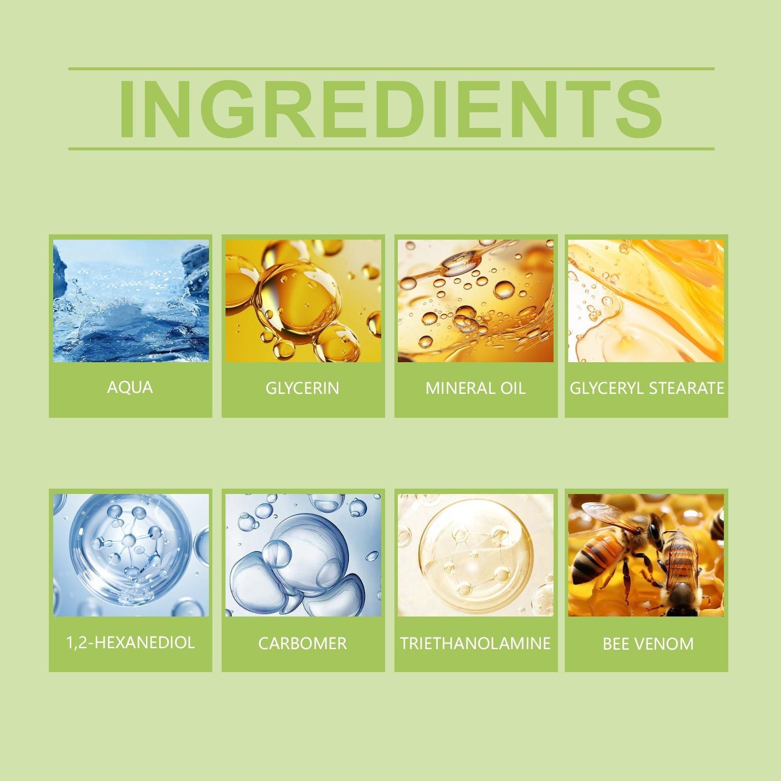 Bee Venom Skin Care Cream, Nourish & Remove Skin Tags, Gentle Face & Body Treatment ,60g