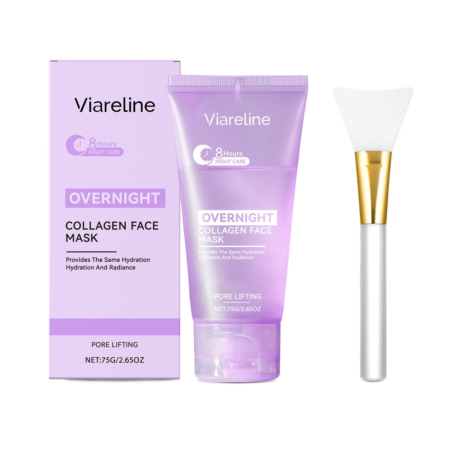Collagen Peel-Off Mask for Facial Care, Hydrating, Smoothing, Moisturizing ,1 set