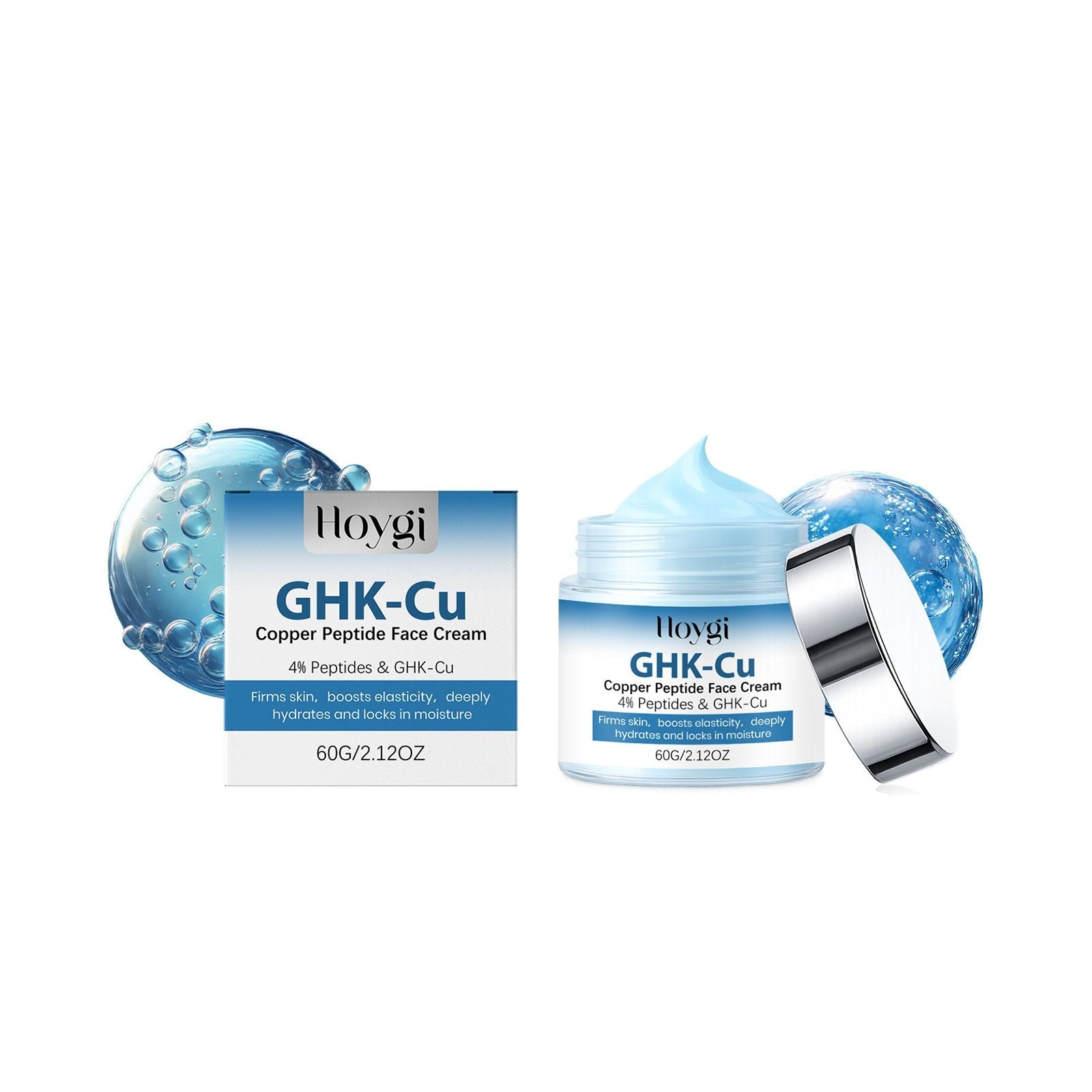 Hydrating Face Moisturizer Cream Lightweight Non-Greasy 60g