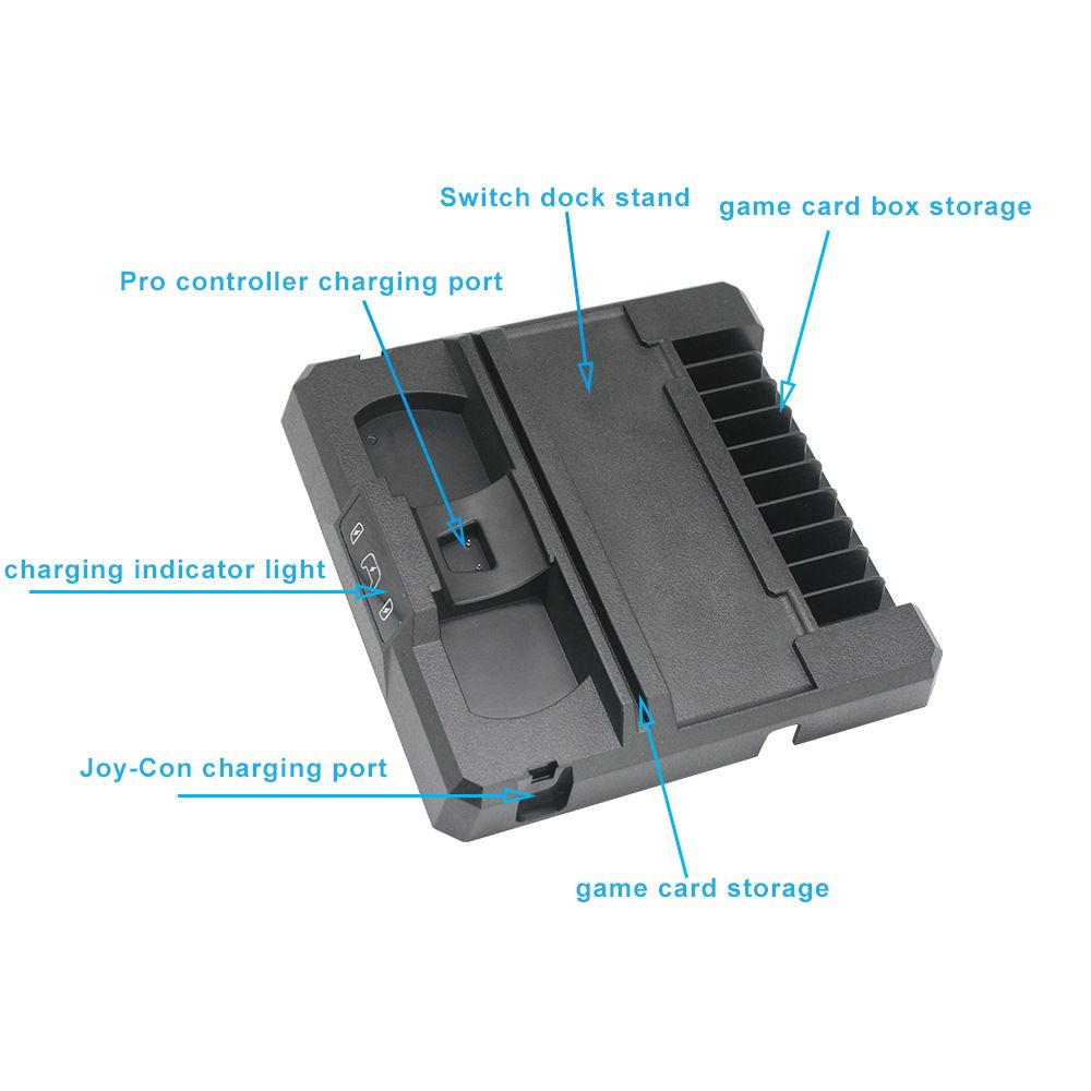 Charging Dock Station Gaming Fast Stand Charger Controller Storage Rack