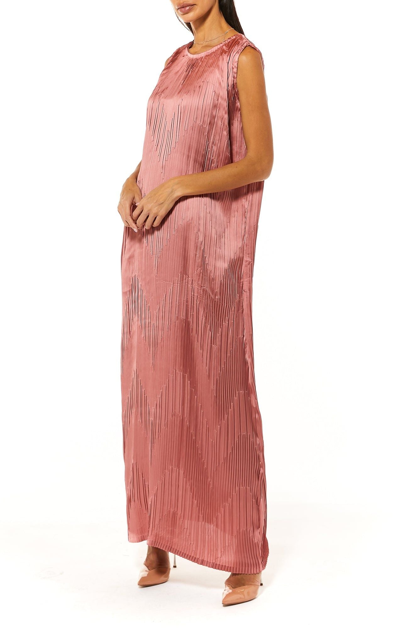 Dark Peach Under Dress