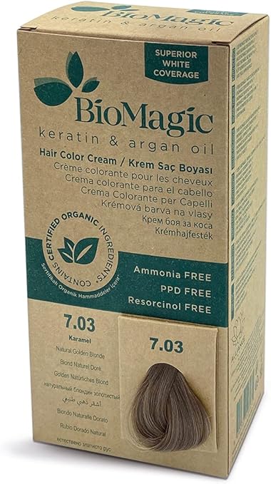 Biomagic Hair Color, 60 Ml - 7/03 Natural Golden Blonde