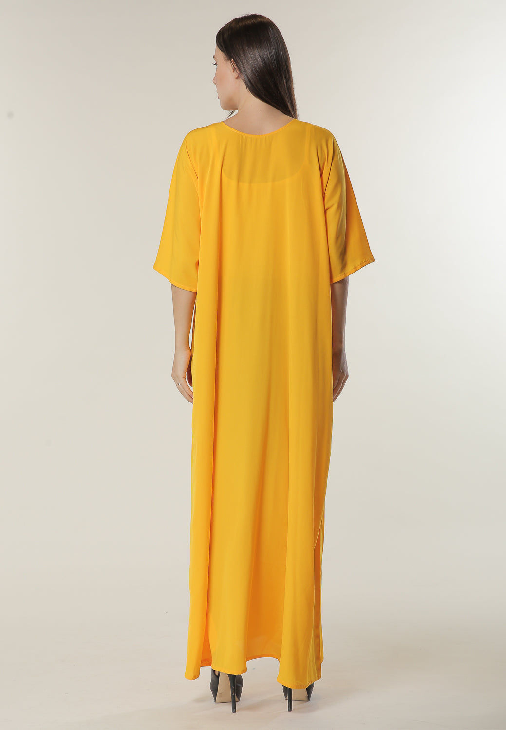 MOiSTREET Yellow Under Abaya