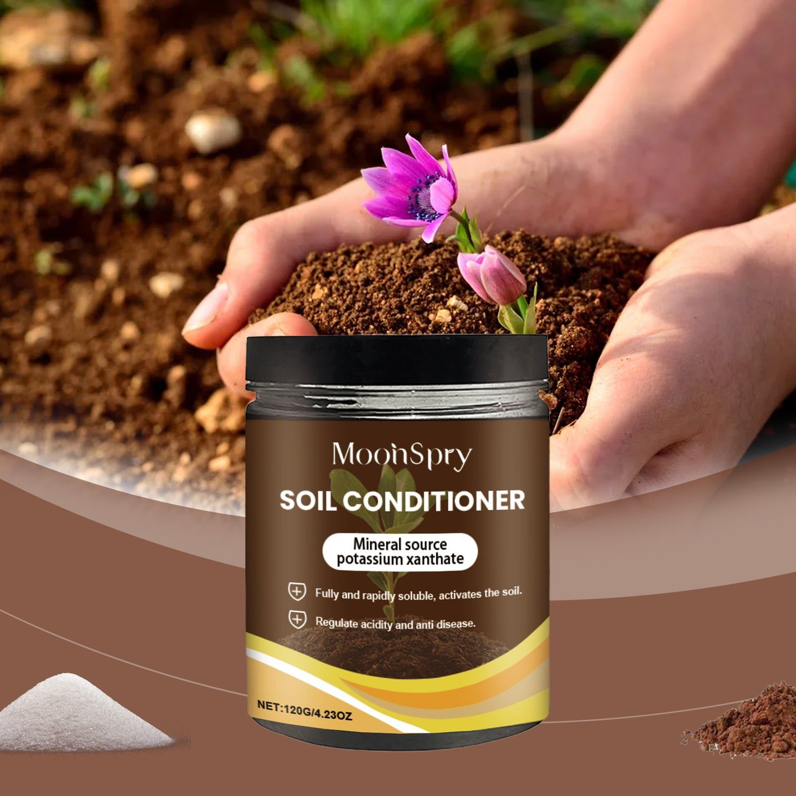 Boost Soil Fertility with Organic Loosening Agent, Enhance Crop Growth and Yield ,120g