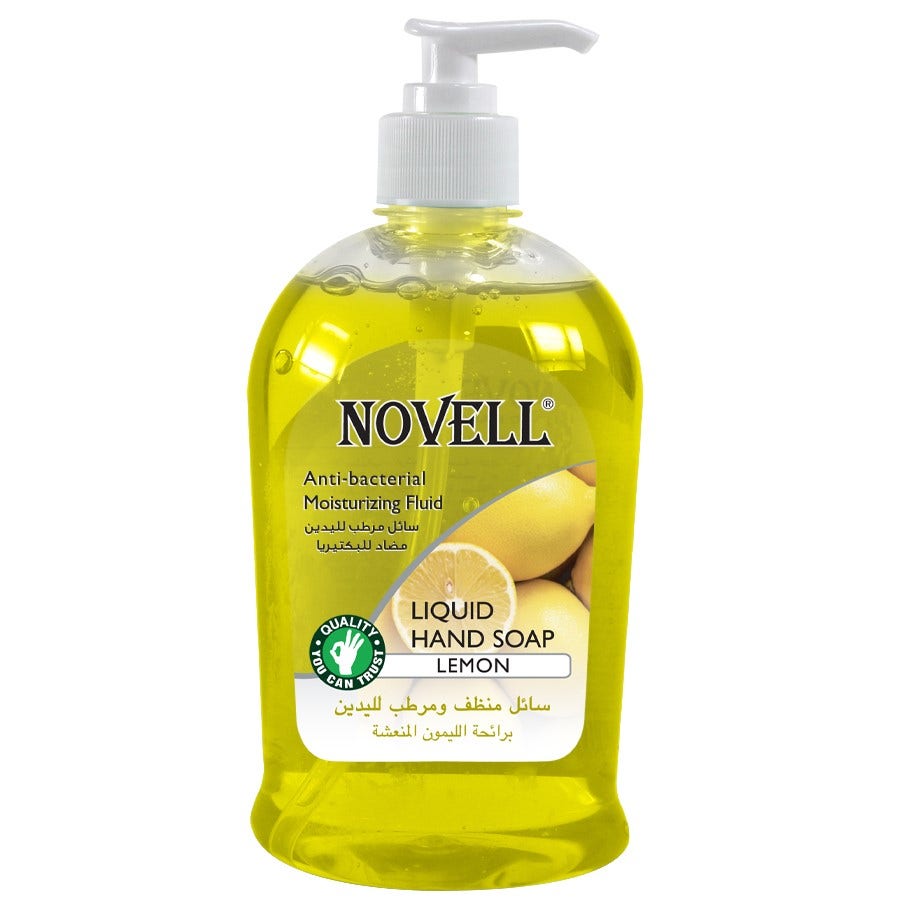 Novell Liquid Anti-Bacterial Moisturizing Liquid Hand Soap, 500ml