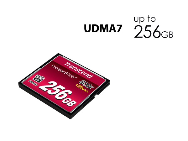 Transcend TS128GCF800, 128GB, CF Card, MLC,R:120MB/s