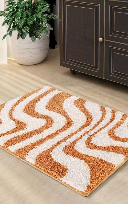 AIESY® Beautiful Microfiber Non Slip Bath Mat for Bathroom