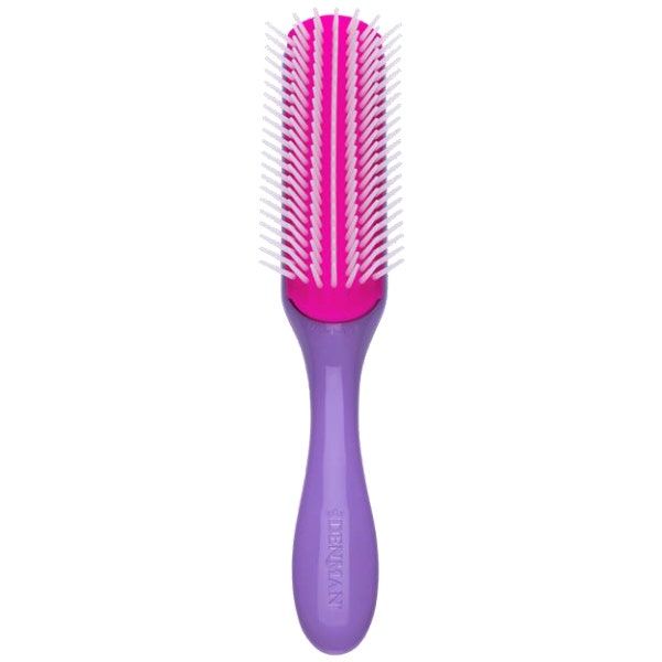 Denman D3 African Style Brush 7 Row, Medium, Violet, 1pc