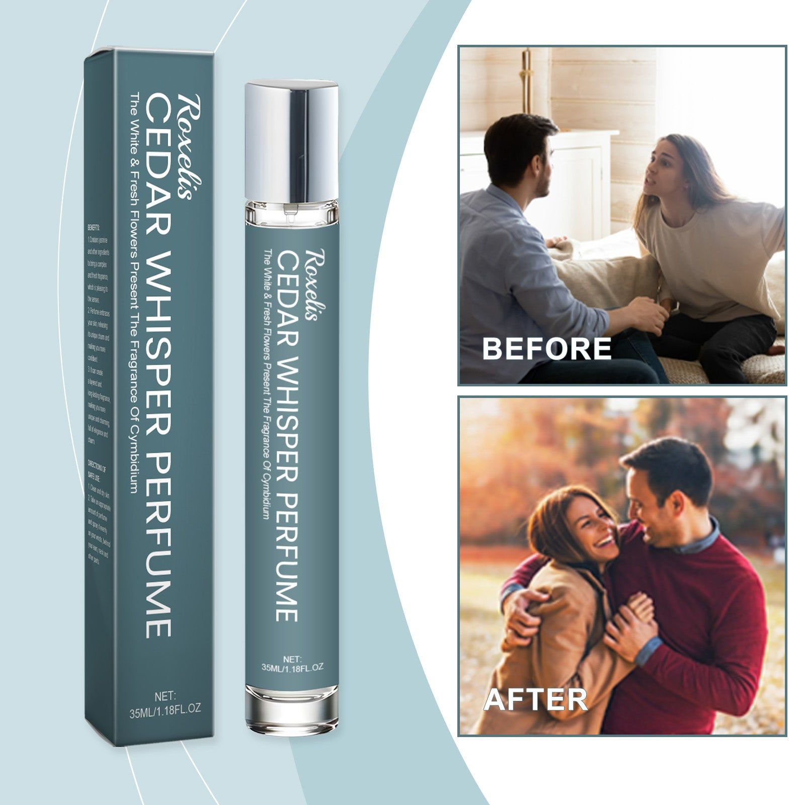 Cedar Whisper Perfume, Lavender Fragrance, Long-lasting Fresh Scent, Elegant & Charming ,35ml