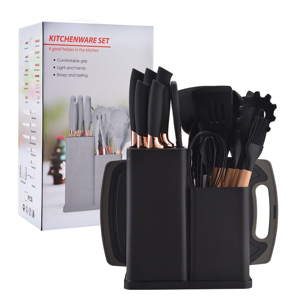 19-Piece Silicone Kitchen Utensil Set