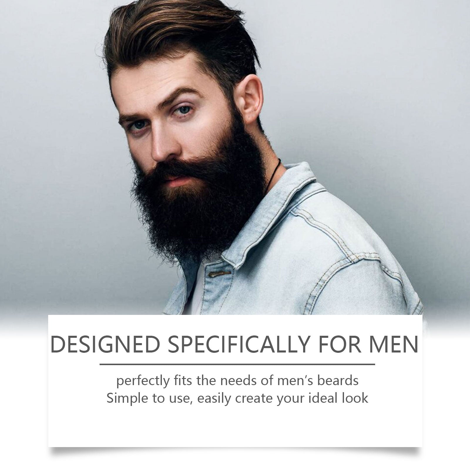 Natural Vanilla Beard Care Wax, Nourishing, Softening, Stylish, Gentle, Fragrance ,30g