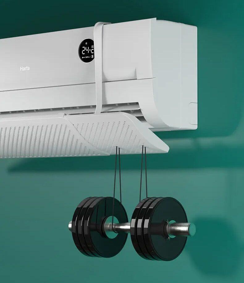 Air Conditioner Wind Deflector – White
