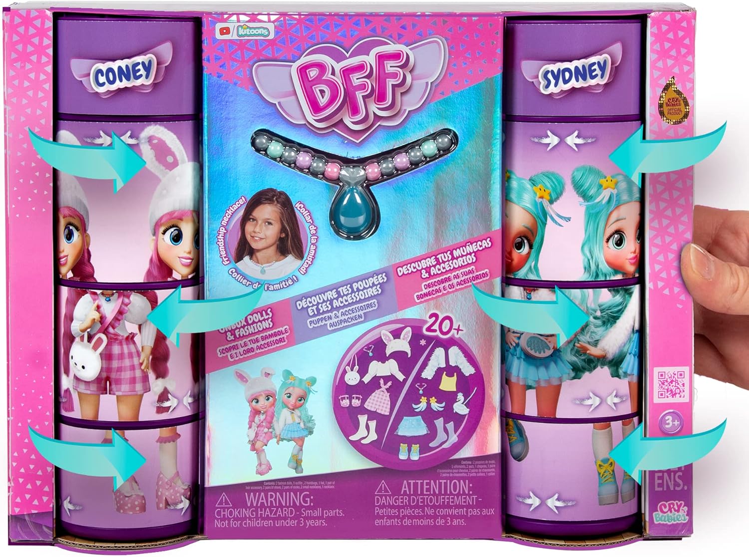 Cry Babies BFF Coney & Sydney-Twin Pack