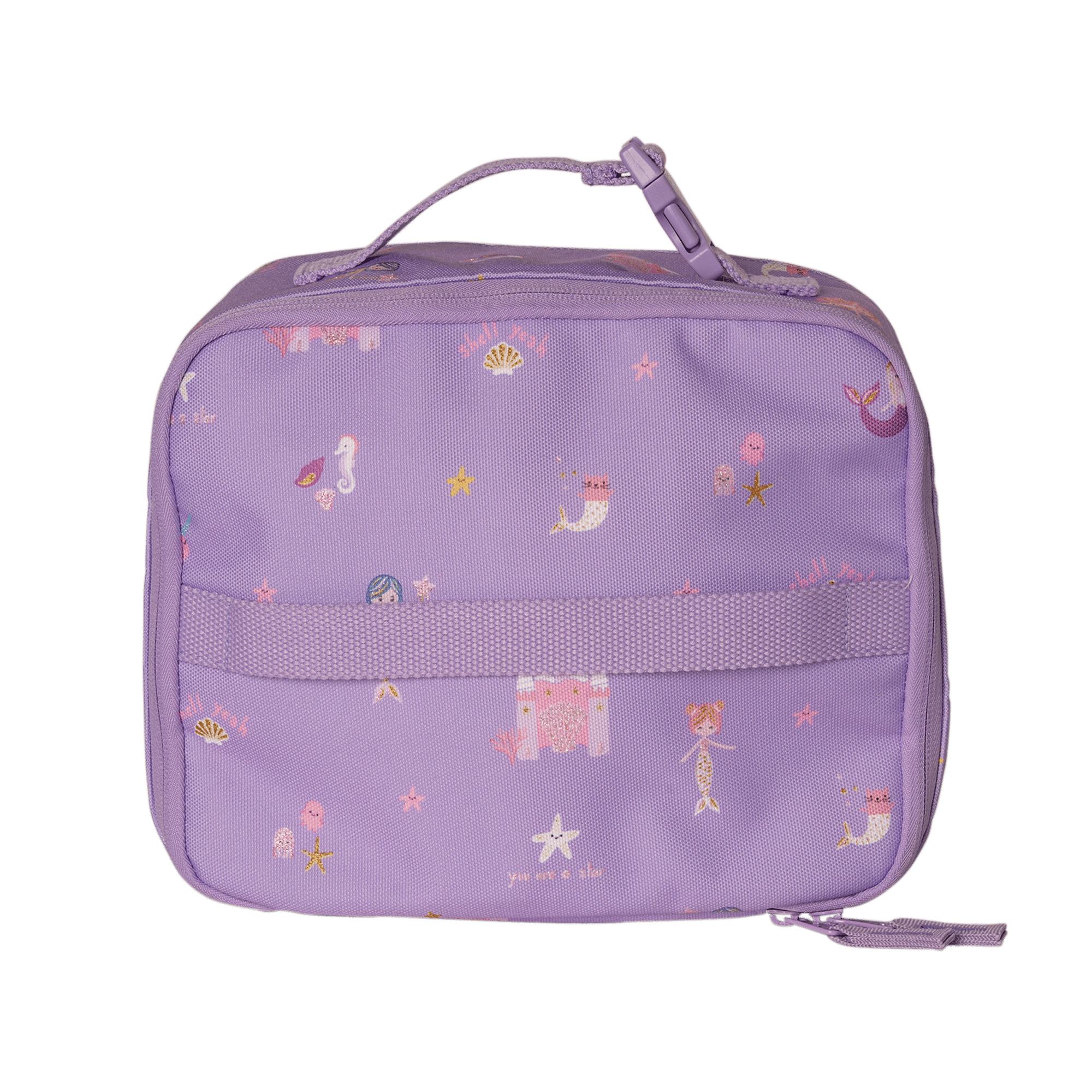 Citron Insulated Square Lunch Bag - Mermaid