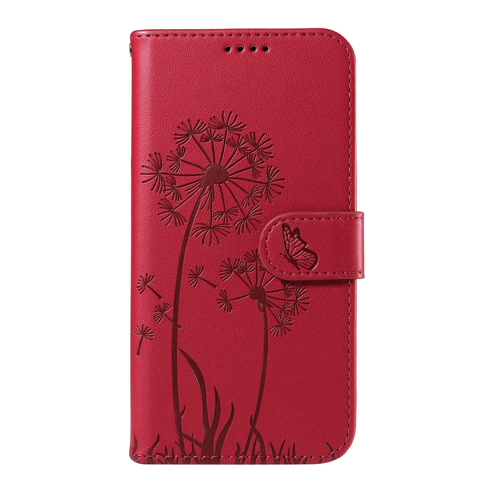 Dandelion Embossed Leather Case For OnePlus 13R 5G Global