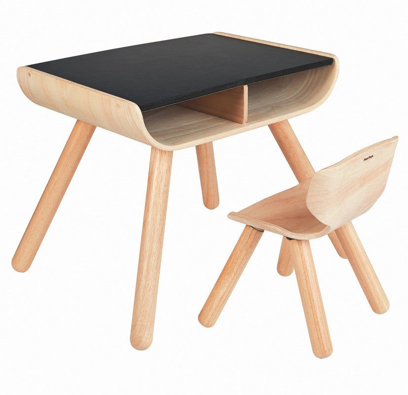 Table And Chair - Black