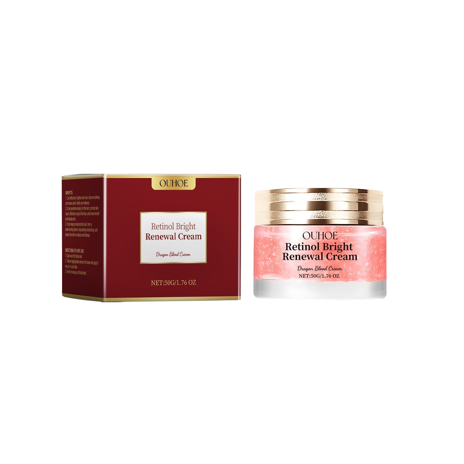 Rose Hip Anti-Wrinkle Cream, Firming Skin, Brightening, Moisturizing, Smooth ,50g
