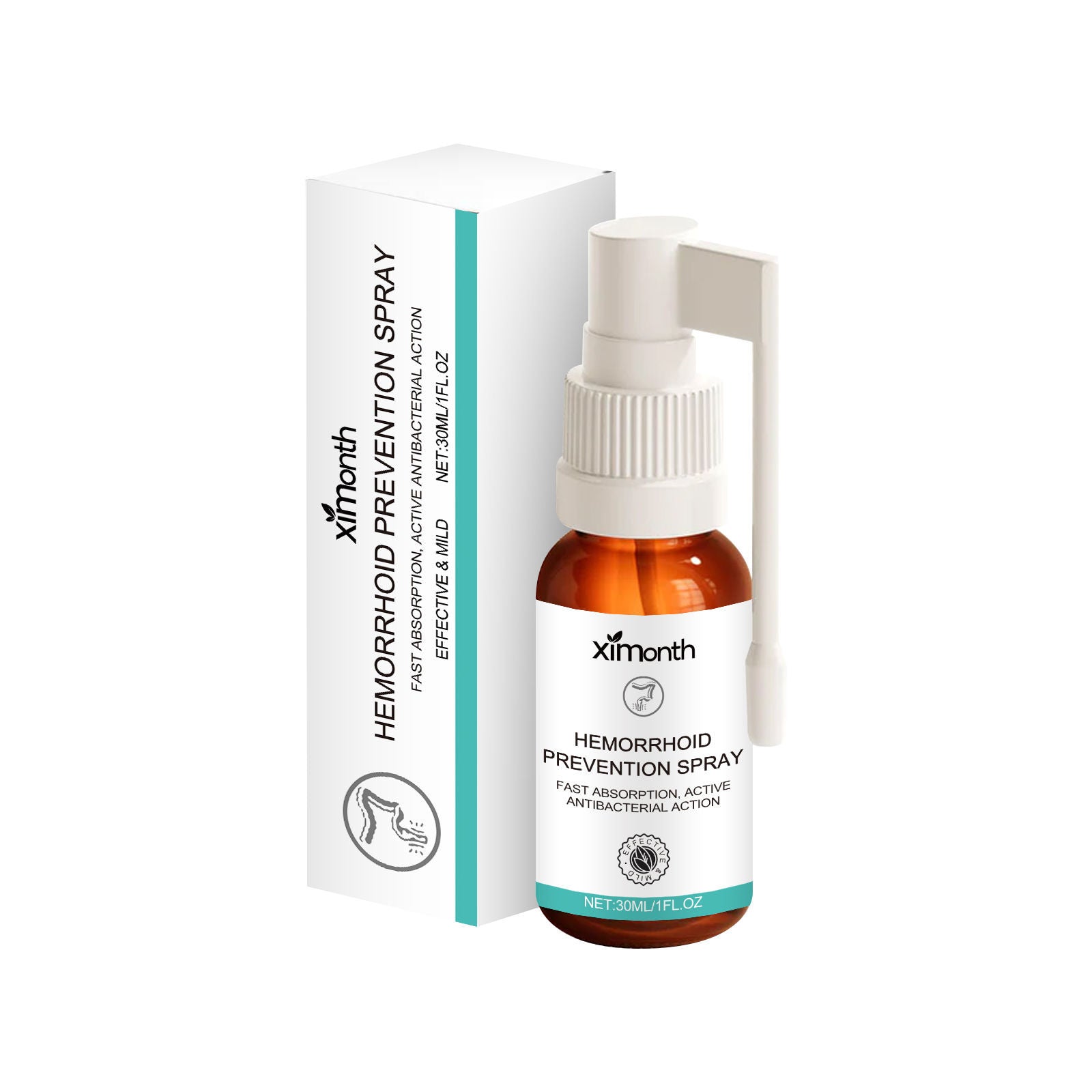 Body Care Spray, Herbal Hemorrhoid Relief, Gentle Daily Anal Care, Natural Comfort ,30ml