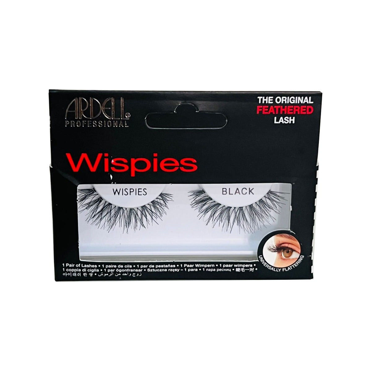 Ardell Natural Lashes, Wispies Black, 1 Pair