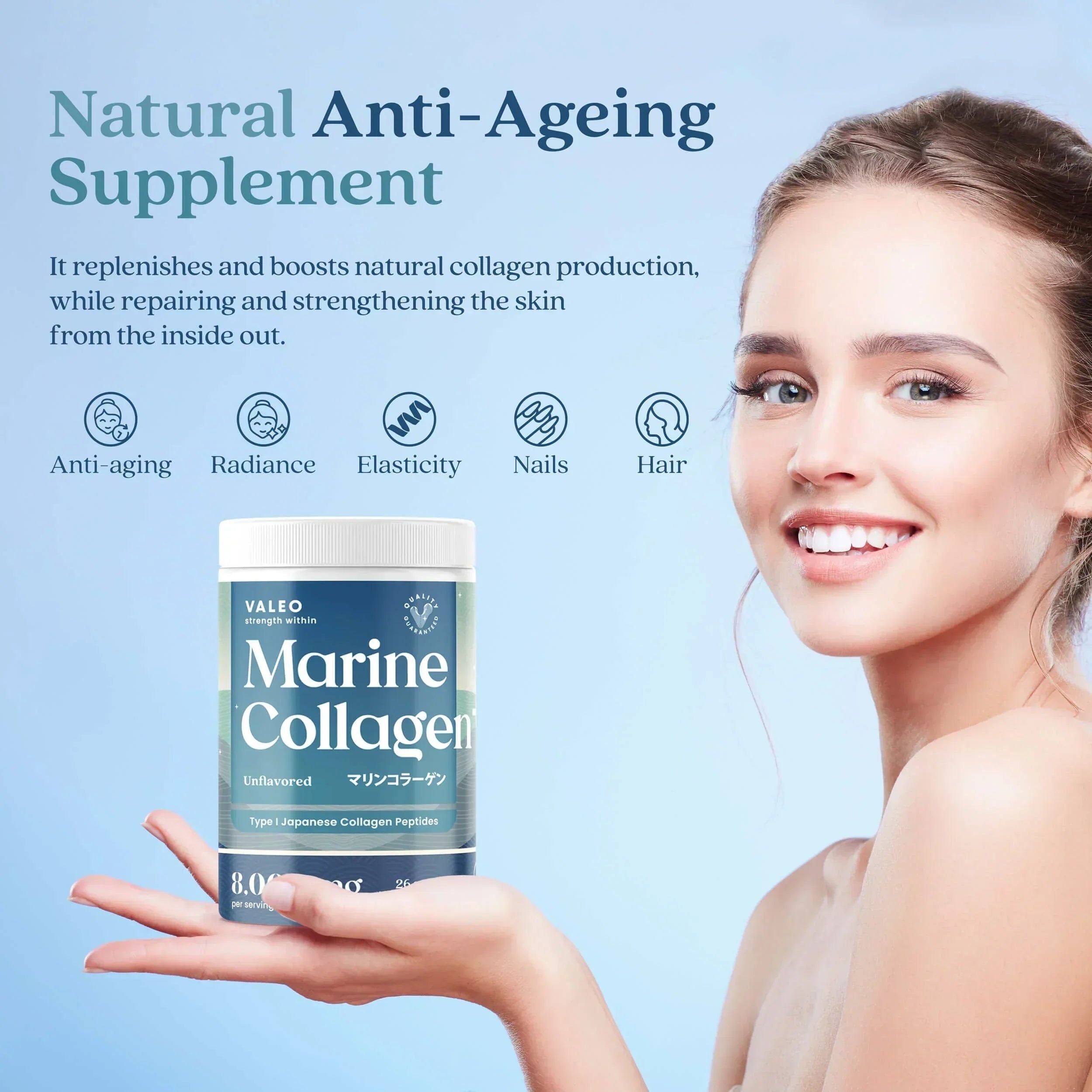 Valeo Marine Collagen and Womens Multi Sugar Bear Combo