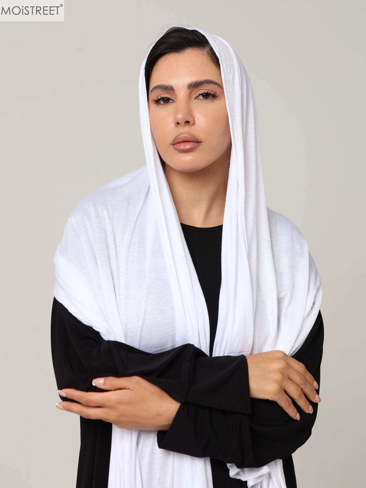 MOiSTREET Hijab White Jersey