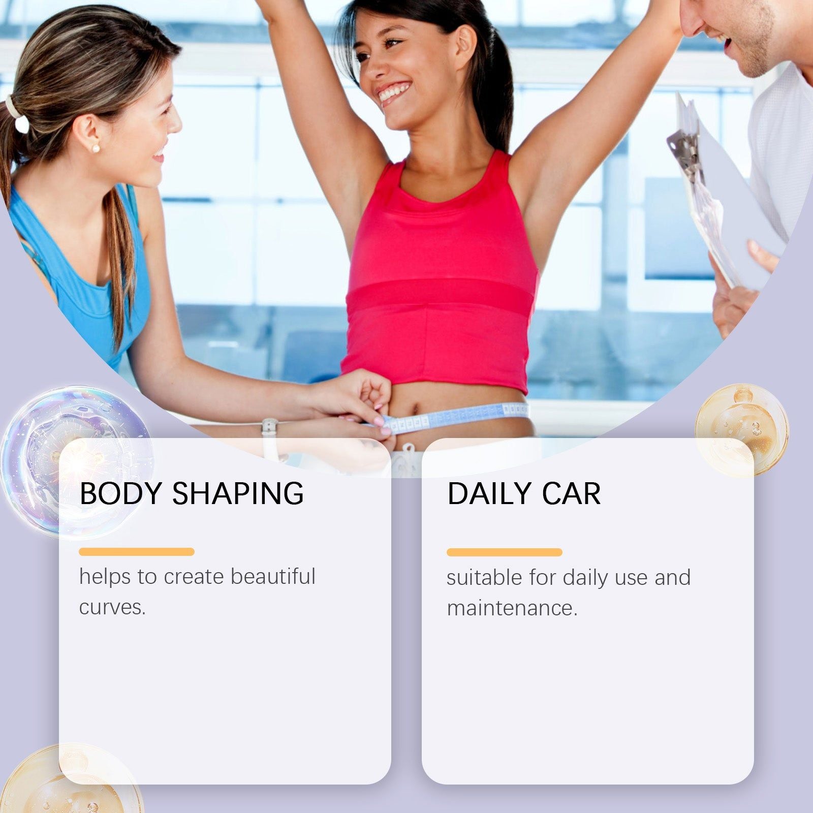 Body Care Patch for Slimming, Skin Elasticity, Daily Firming, Easy Massage ,4pcs