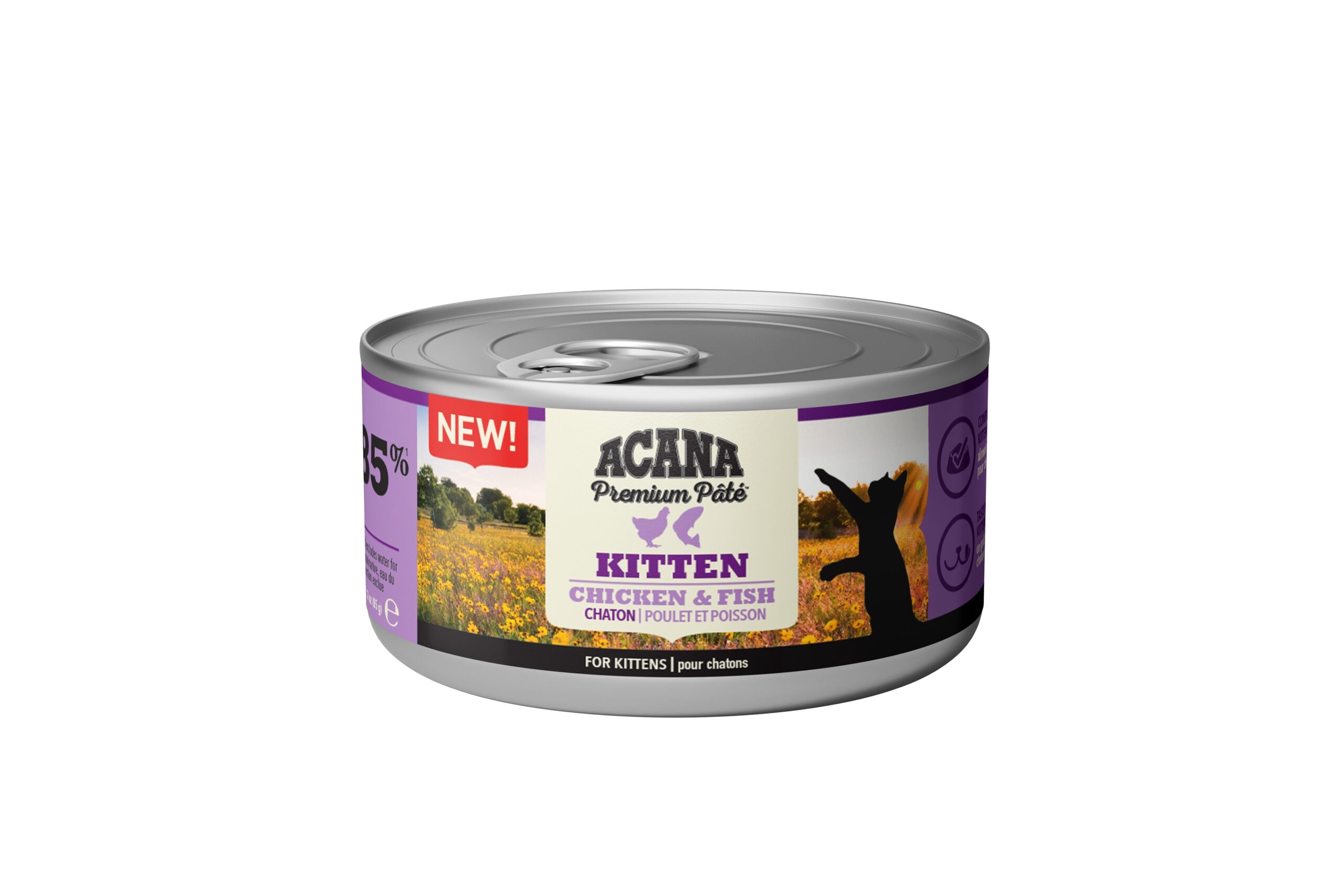 Acana Premium Chicken With Fish Pate Kitten Wet Food 85G