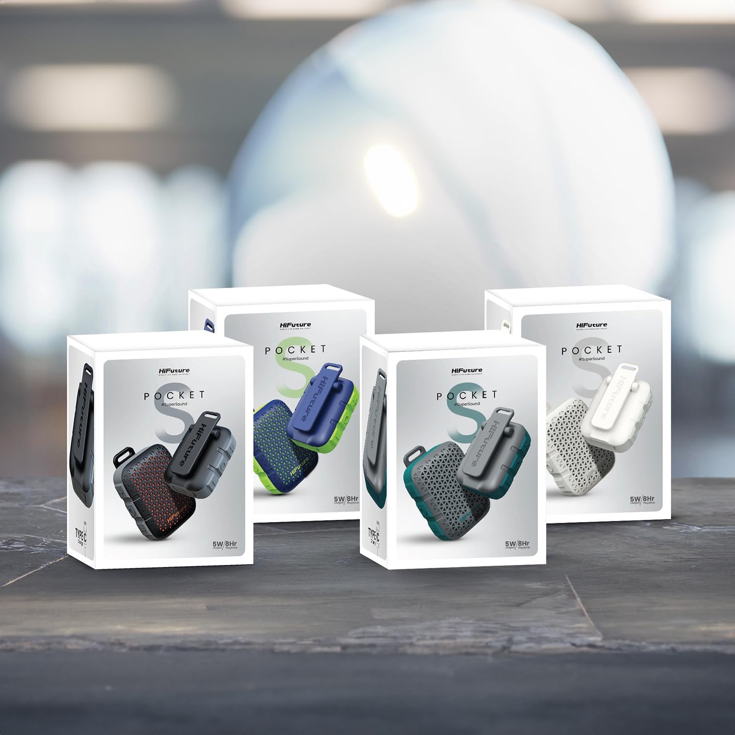 Hifuture Pocket-S Mini Portable & Wearable Bluetooth Speaker