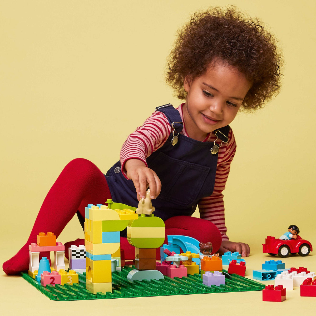 Duplo Green Building Plate Set