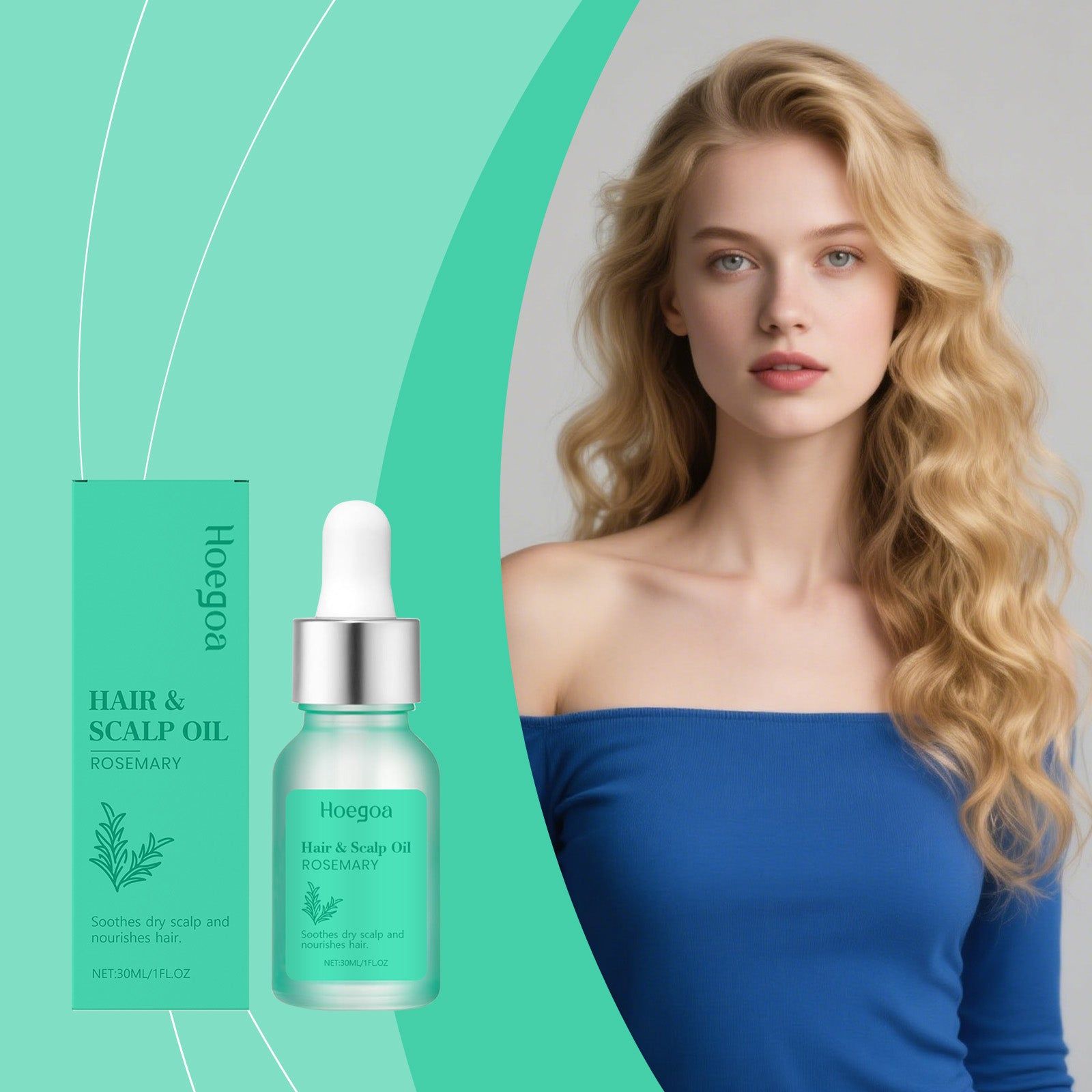 Revitalize Hair Care Essential Oil for Healthy Growth, Nourishing Scalp & Stronger Hair ,30ml
