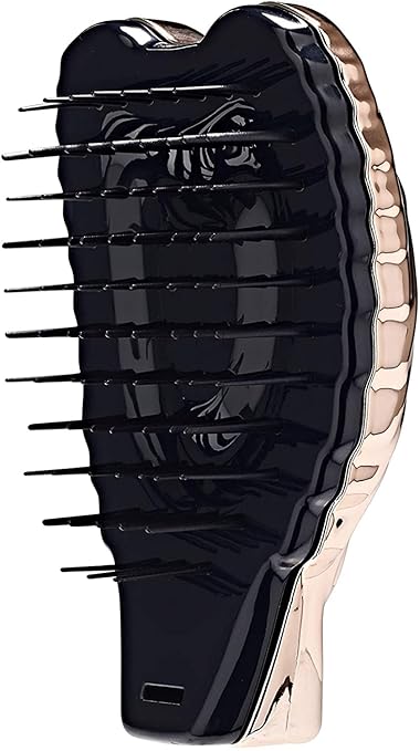 Tangle Angel Professional Compact Hair Brush Rose Gold With Mirror