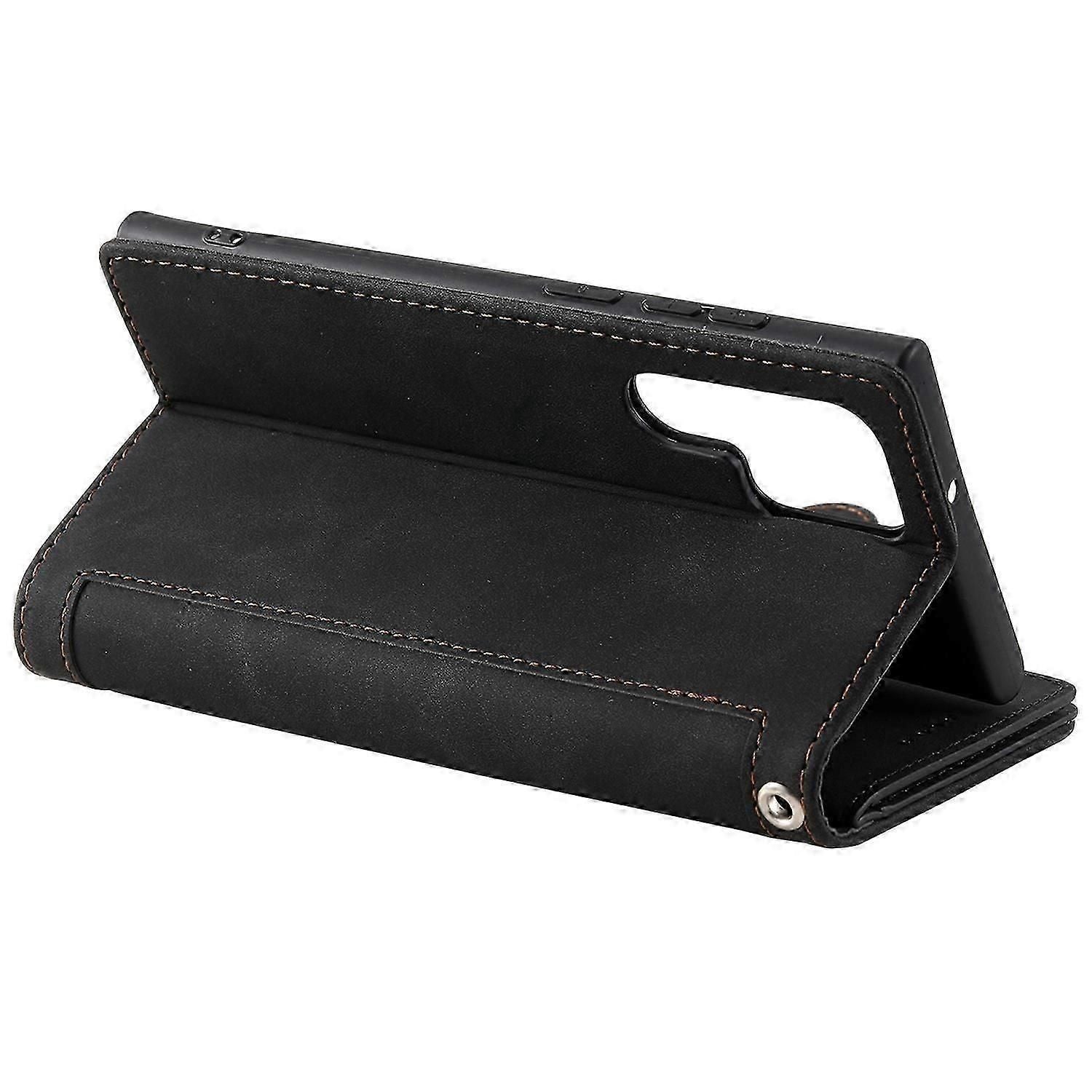 Wallet Case Compatible with Samsung Galaxy S25 Ultra - PU Leather Cover with 9 Card Slots & Magnetic Closure