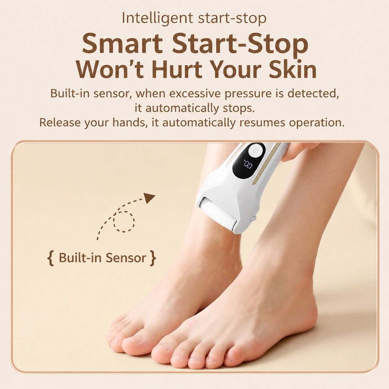 Portable USB Electric Foot Callus Remover for Smooth Feet