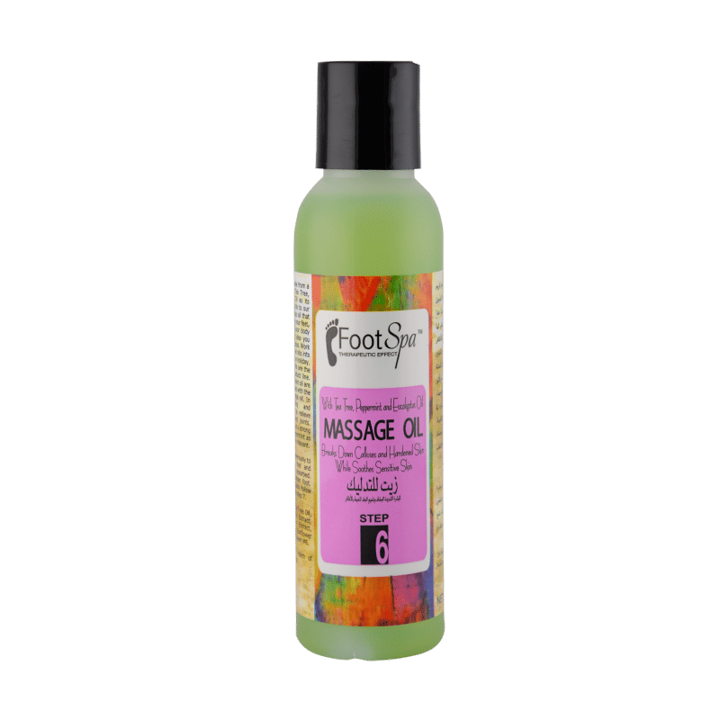 زيت تدليك القدمين - زيت شجرة الشاي والنعناع والأوكالبتوس