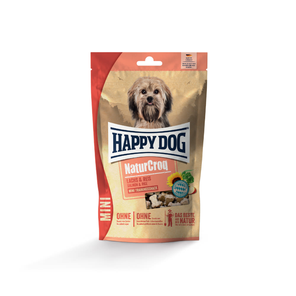 Happy Dog NaturCroq Mini Salmon Snack - 100g