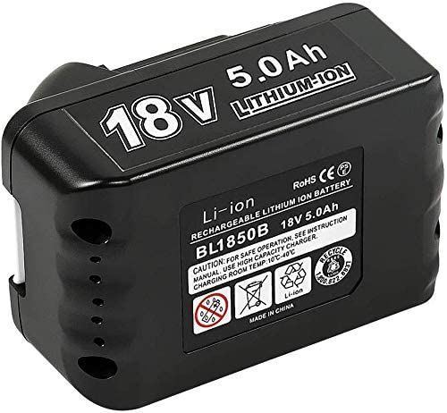 2 Pack 18V 4.0Ah 5.0 Ah 6.0 Ah Replacement Battery For BL1830 BL1850B BL1840 BL1860