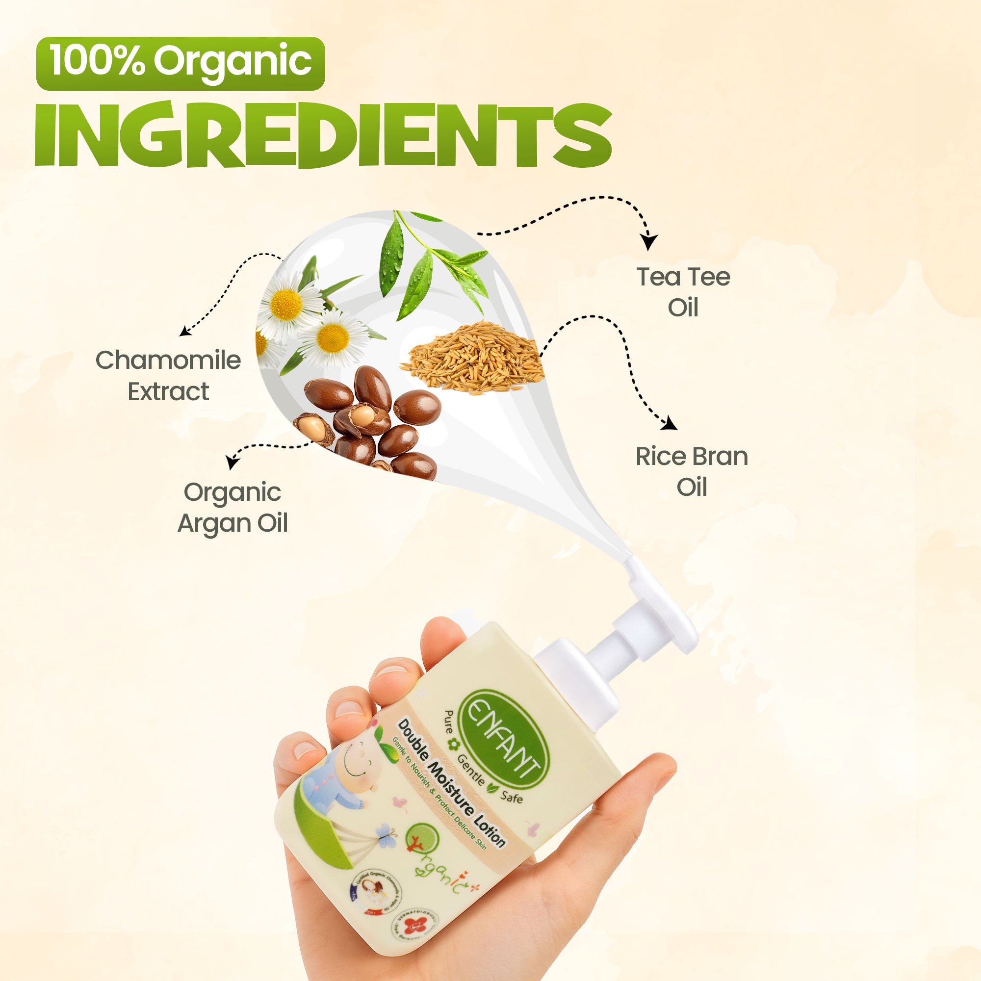 ENFANT Organic Double Moisture Lotion 250 ML