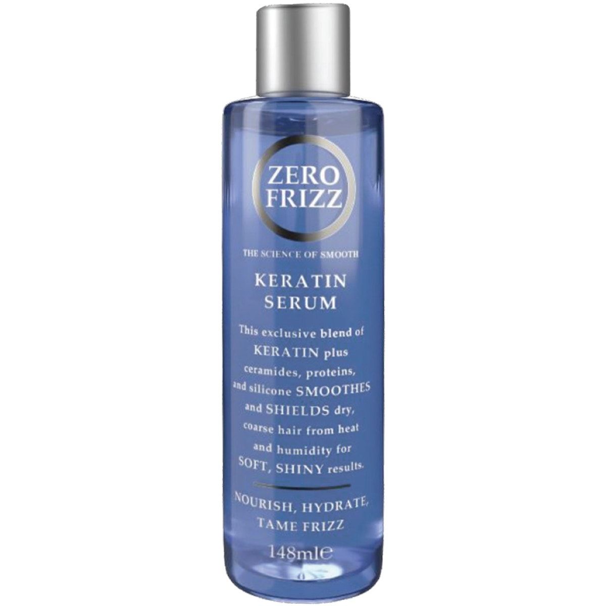 Zero Frizz Hair Keratin Serum, SLS & Paraben-Free, 148ml