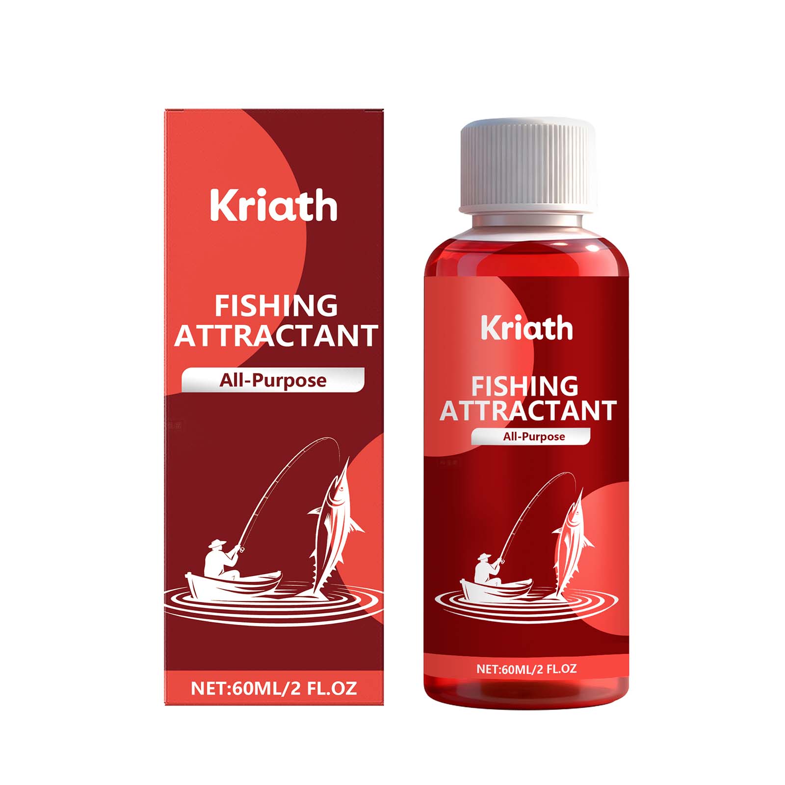 Decoy Fish Bait, Fish Attractant, Reservoir Grass Carp, Wild Fishing, Fish Feed, Enhanced Catch ,60ml