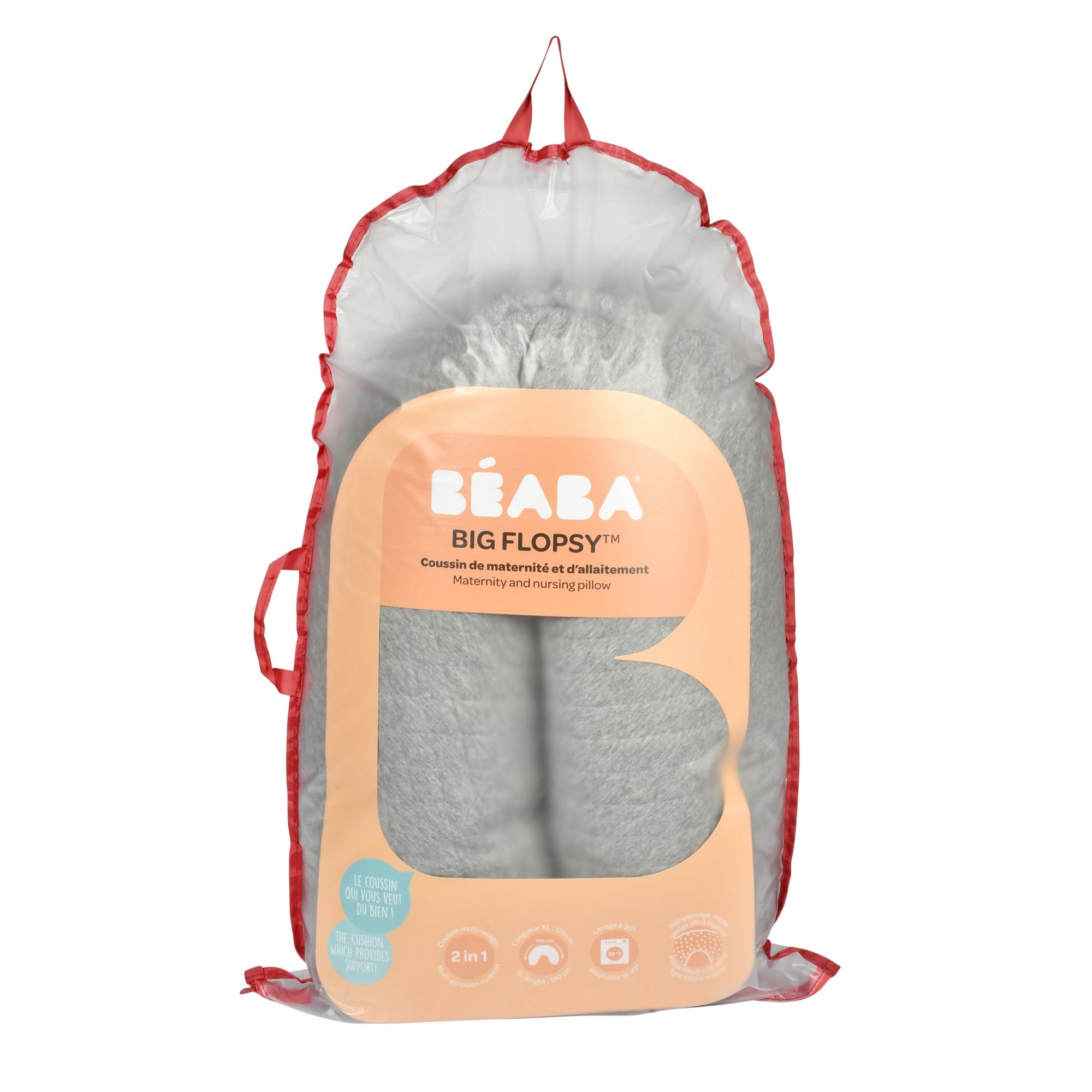 Beaba Big Flopsy Fleurde Coton HeatherGrey