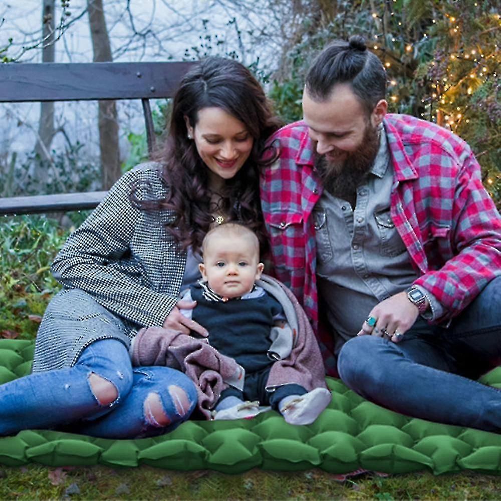 Ultralight Sleeping Pad Built-in Pillow, Inflatable Camping Mattress