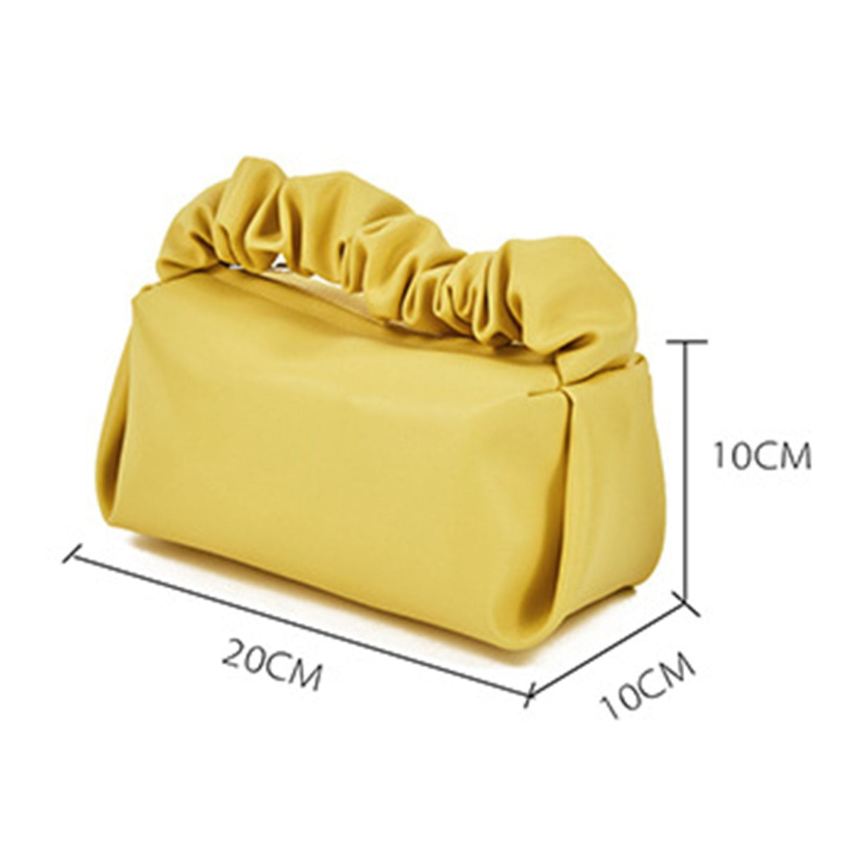 Cosmetic Bag Large Capacity Cosmetic Storage Bag Pleated Portable Decorative Bag
