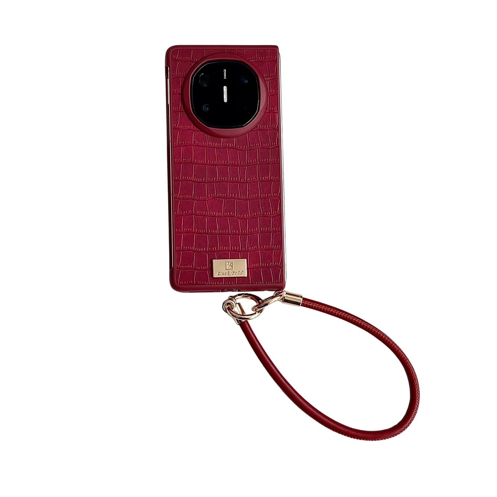 Crocodile Texture Strap Case For Huawei Mate X6