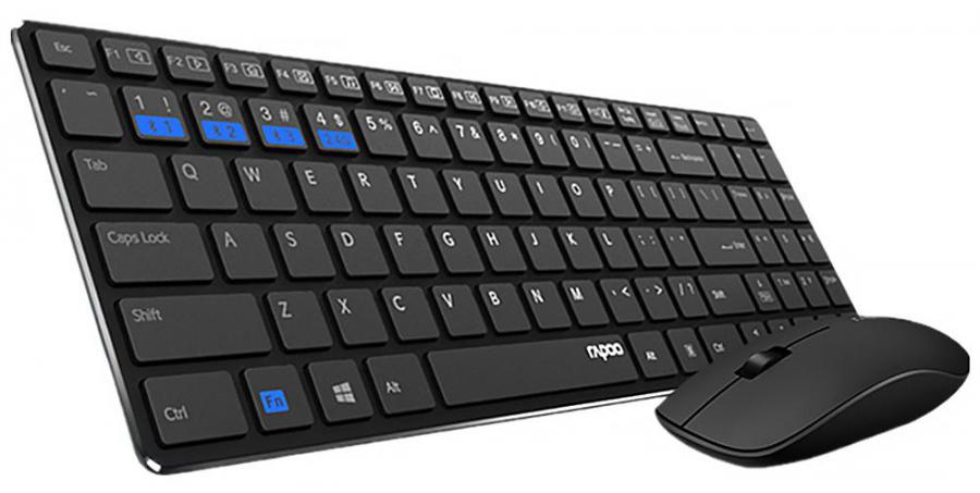 لوحة مفاتيح لاسلكية وماوس RAPOO 19225- 9300M