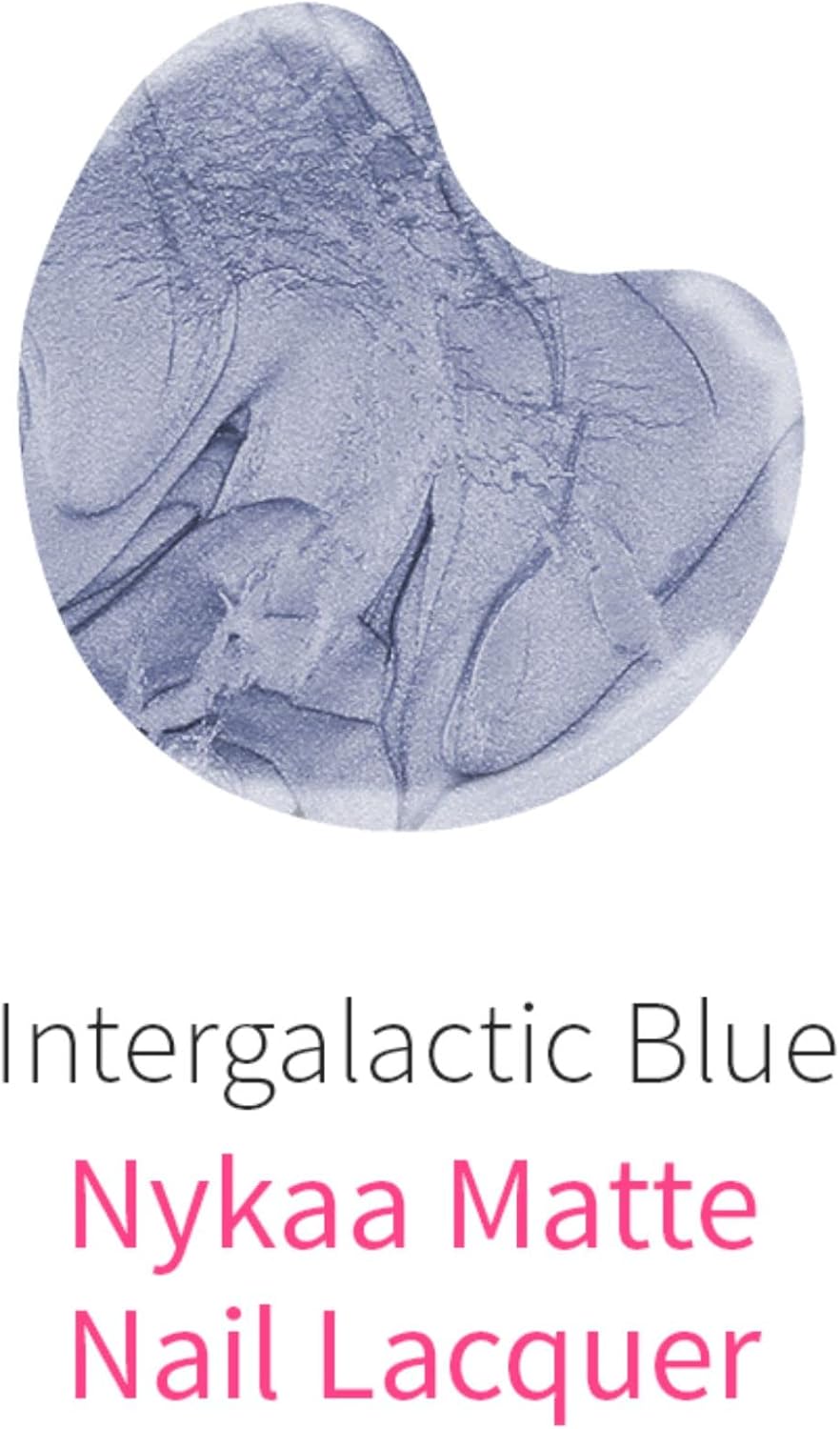 طلاء أظافر Nykaa Mirror Chrome باللون الأزرق الفضائي  اللون رقم  161